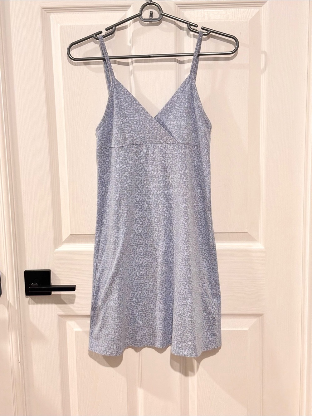 Brandy Melville Y2k Blue‎ & White Floral Tank Mini Dress Cottagecore